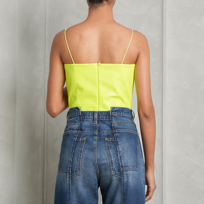 Halston Sweetheart Neck Bodysuit