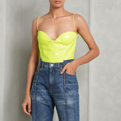 Halston Sweetheart Neck Bodysuit