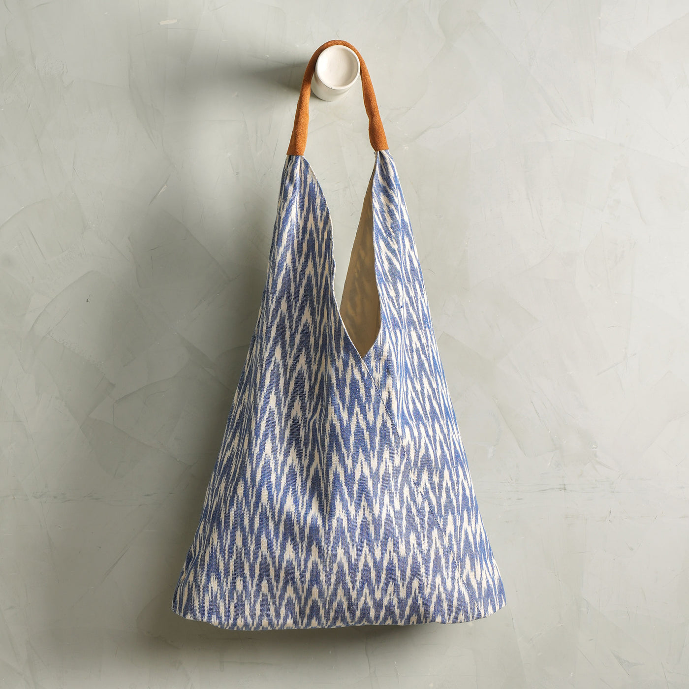 JOLI JOLI Ikat Shoulder Bag blue ikat homegrown label