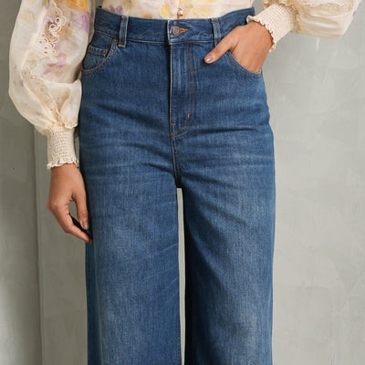 wide legged denims chloe