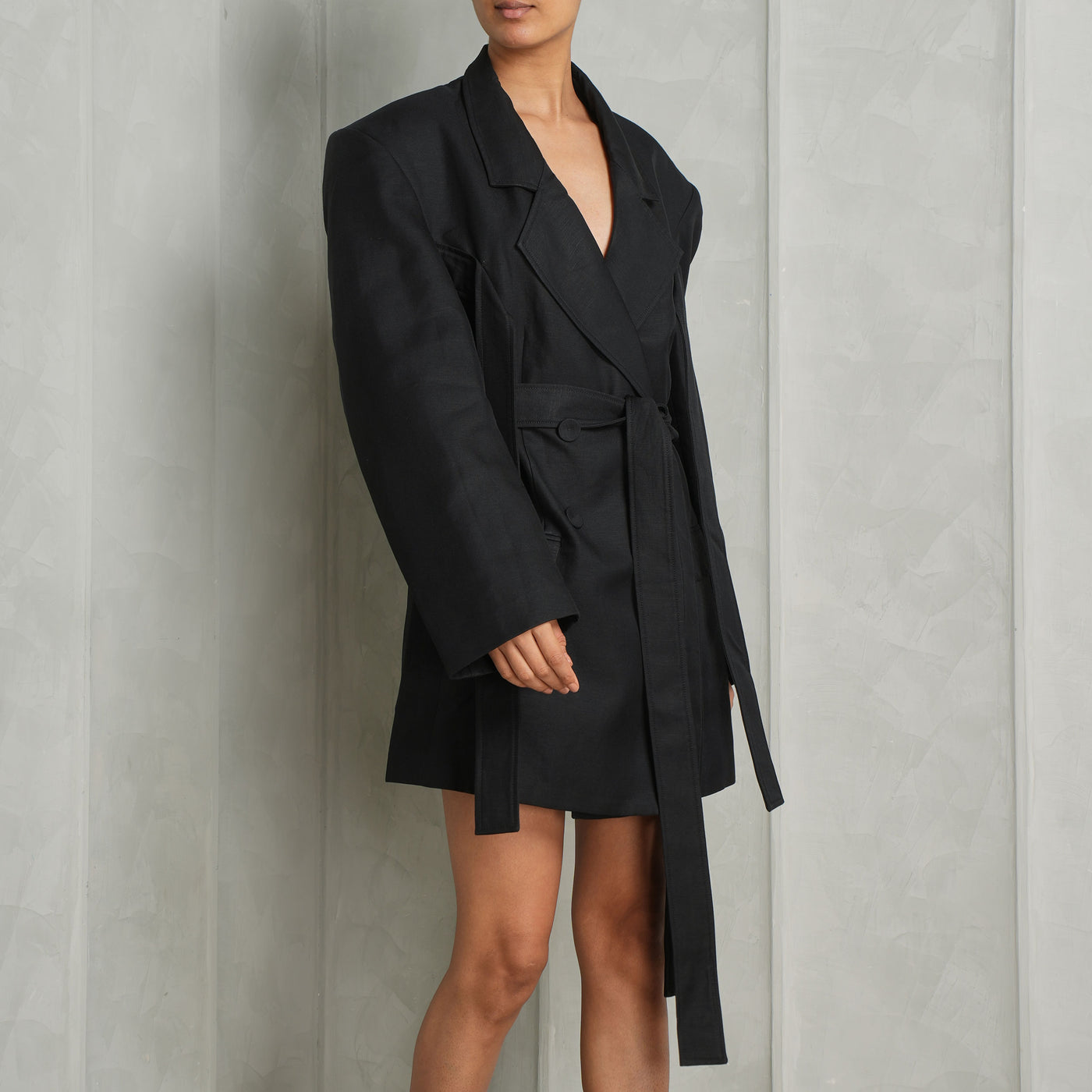 ACLER Gennon Blazer Dress black short polyester 