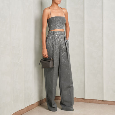 Sparkle grey top by Alex perry