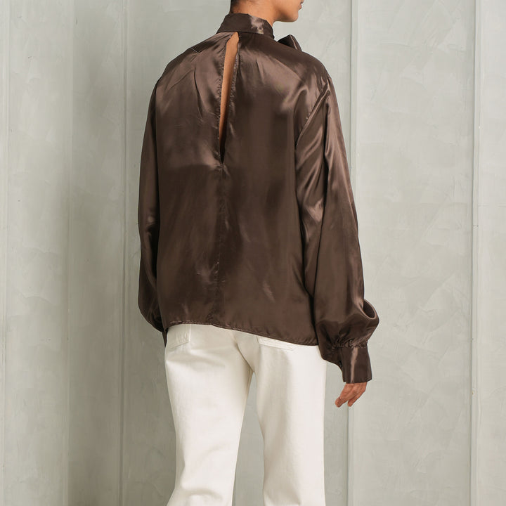 Chocolate Long-Sleeved Shirt | MM6 Maison Margiela | Le Mill