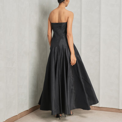 black evening dress from acler at le mill