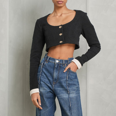ALEXIS cropped vernazza cropped cardigan