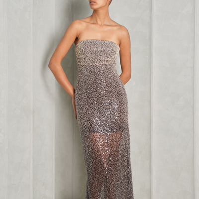 Beaded Midi Tube Dress
