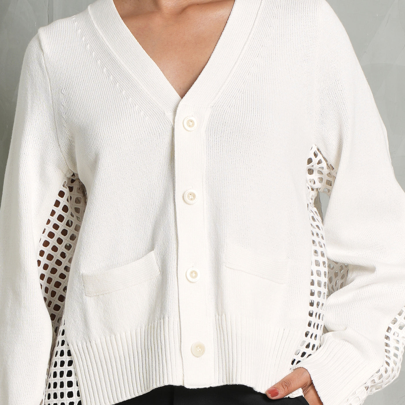 Embroidered Lace Cardigan