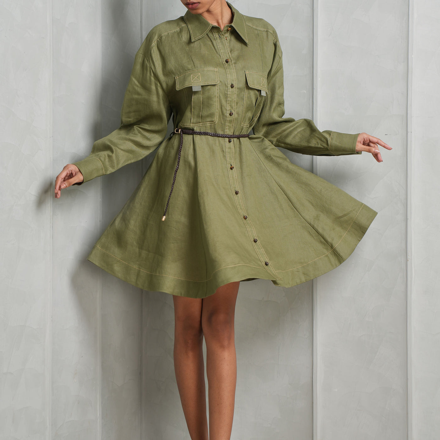 Wylie Mini Shirt Dress