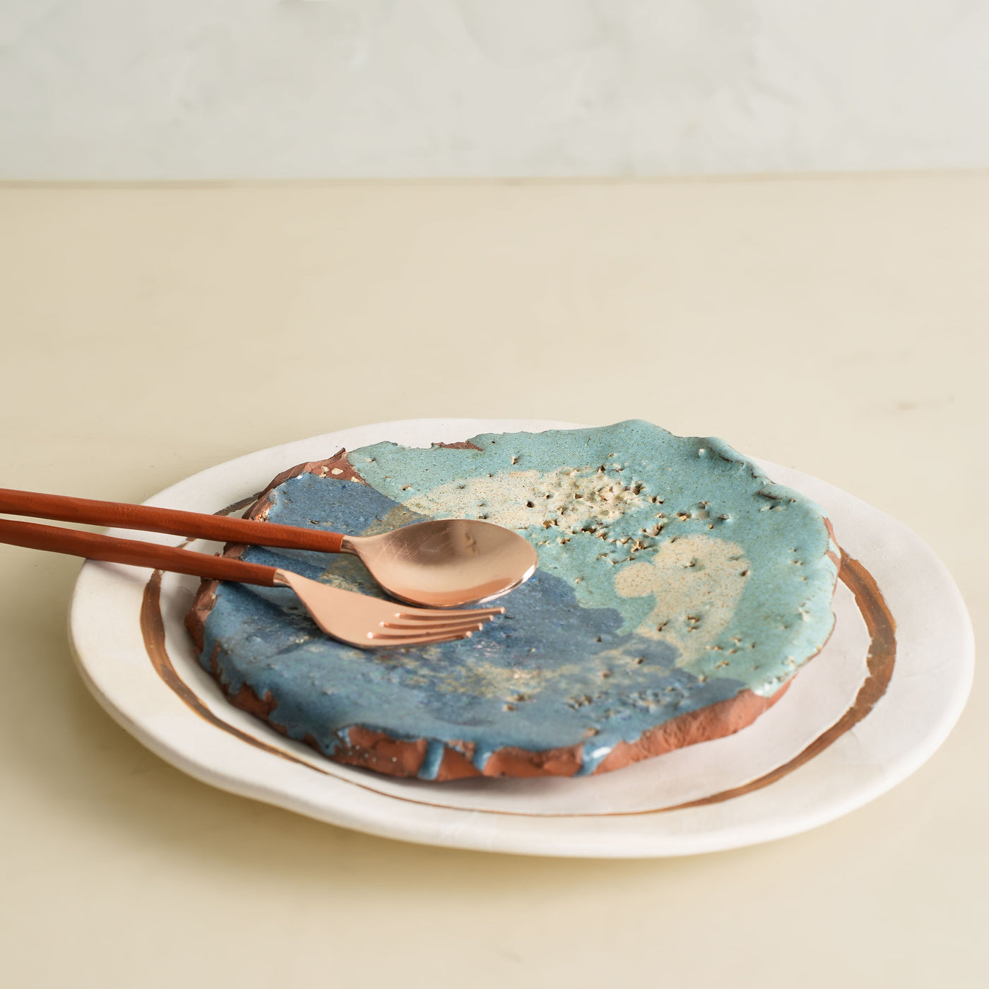 Organic Abstract Small Plates