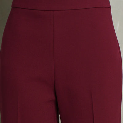 Simkhai Red Mackenzie Straight Pants