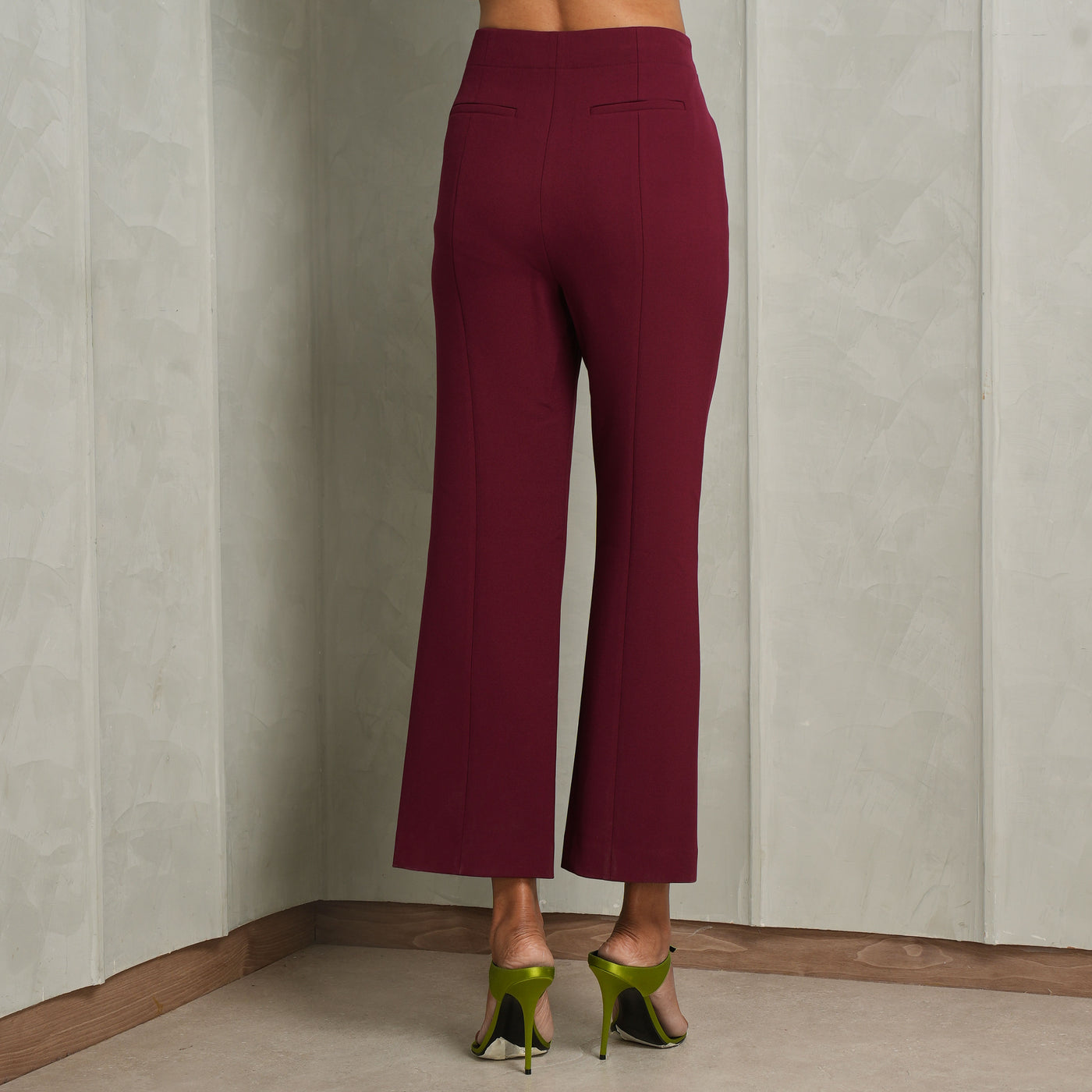 Simkhai Mackenzie Red Straight Pants