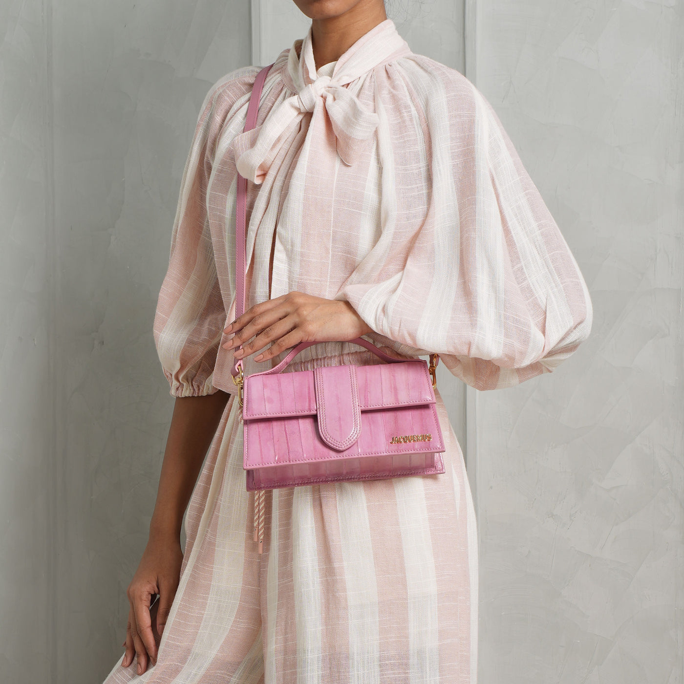 Jacquemus Le Grand Bambino Bag In Pink