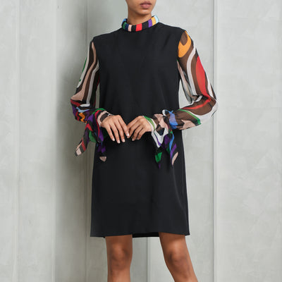 Pucci Black Marmo Mini Dress