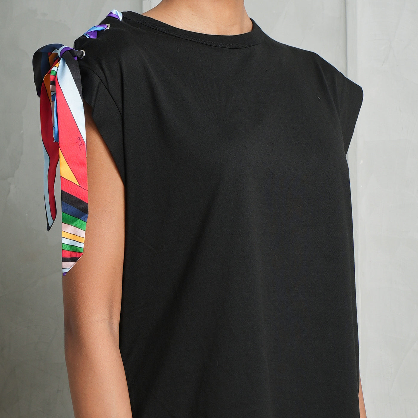 Pucci Black Logo Cotton T-Shirt