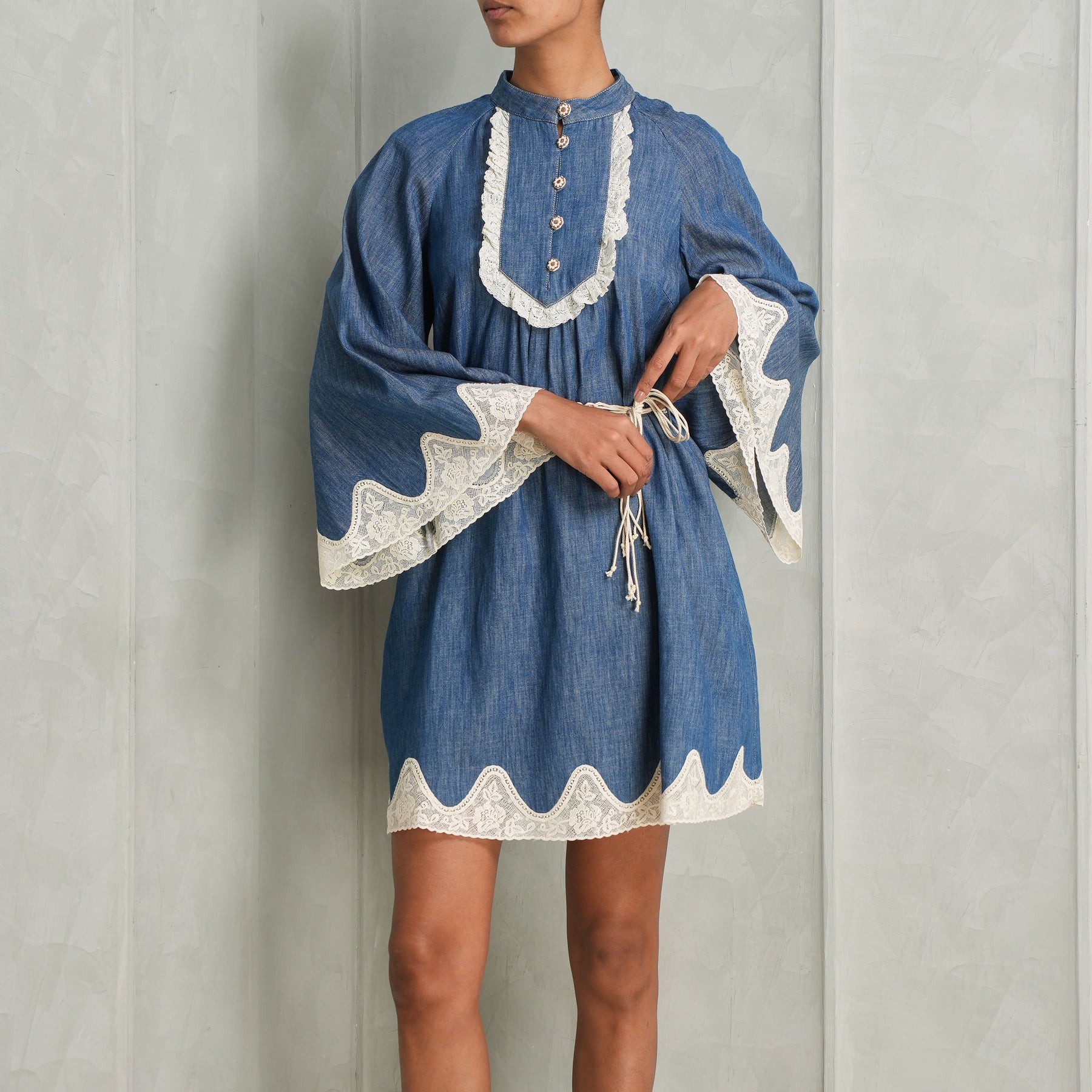 Awaken Denim Mini Dress | Le Mill | Zimmermann Awaken Denim Mini Dress | Le Mill | Zimmermann