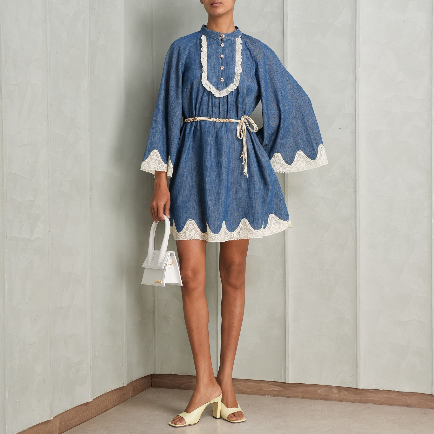 Awaken Denim Mini Dress | Le Mill | Zimmermann Awaken Denim Mini Dress | Le Mill | Zimmermann