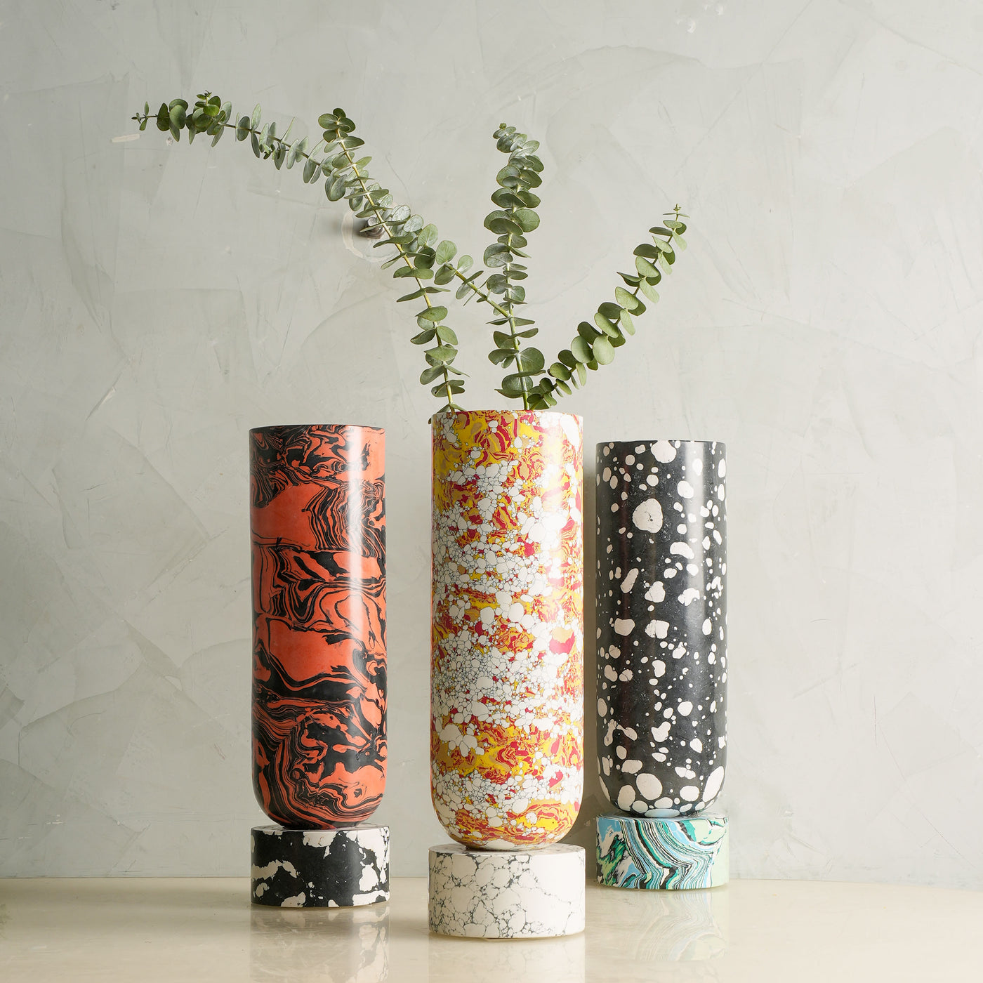 Resin U Shape Terraco Vase