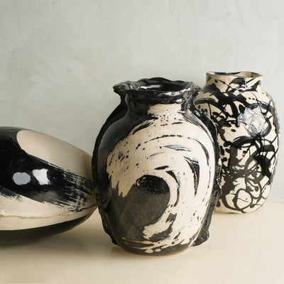 Roman Brush Stroke Vase