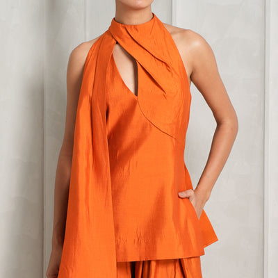 Burnt Orange Top & Pant Set