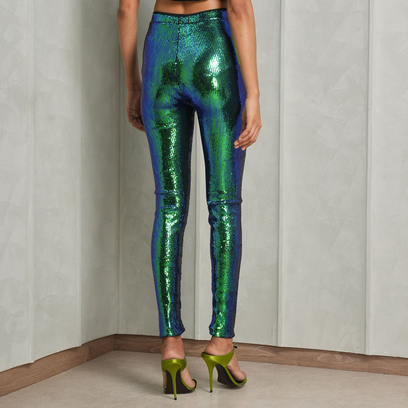 High waisted sequin leggings best sale