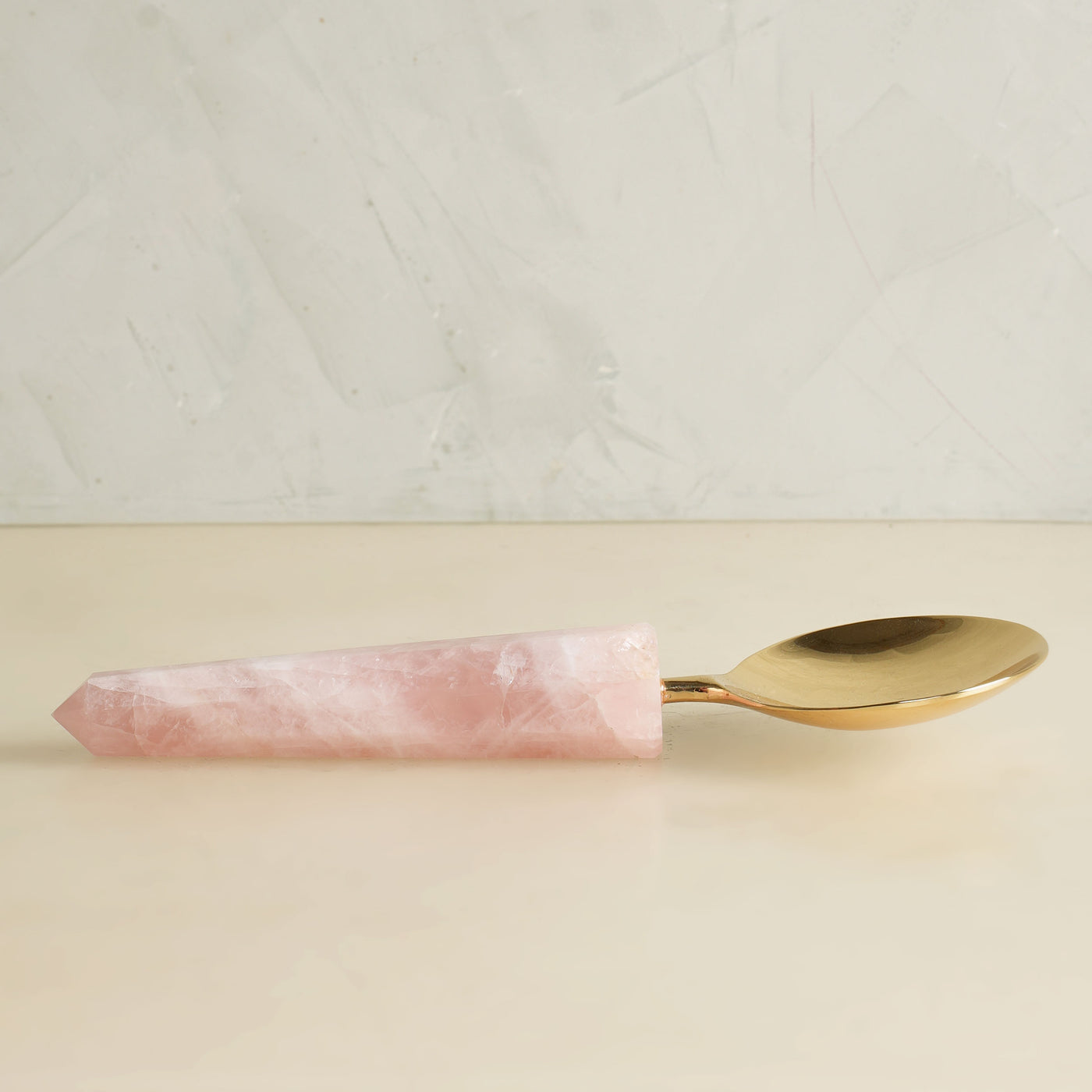 Pink Quartz Serving Spoon