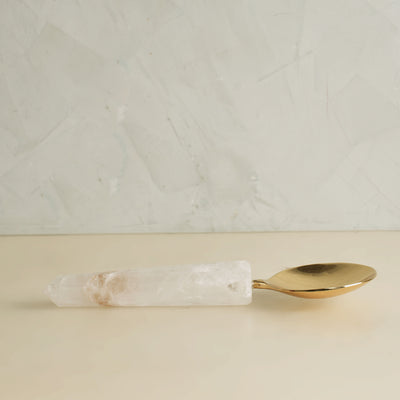 Rock Crystal Serving Spoon