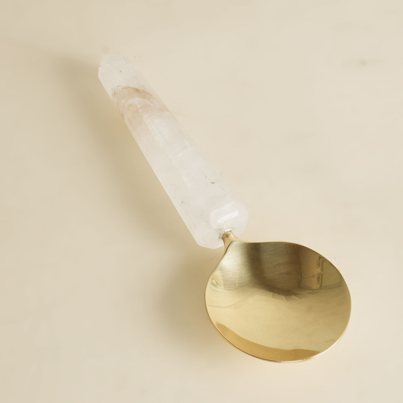 Rock Crystal Serving Spoon
