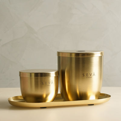 Seva India Gold Metal Gift Set