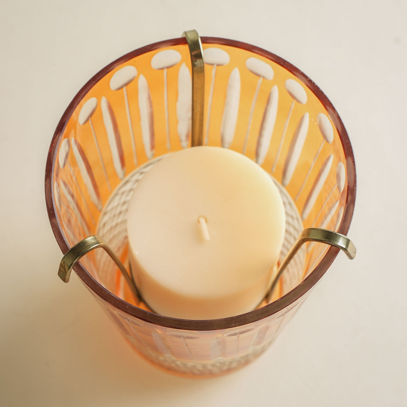 Doft Candles Royal Hurricane Yellow Amber Candle