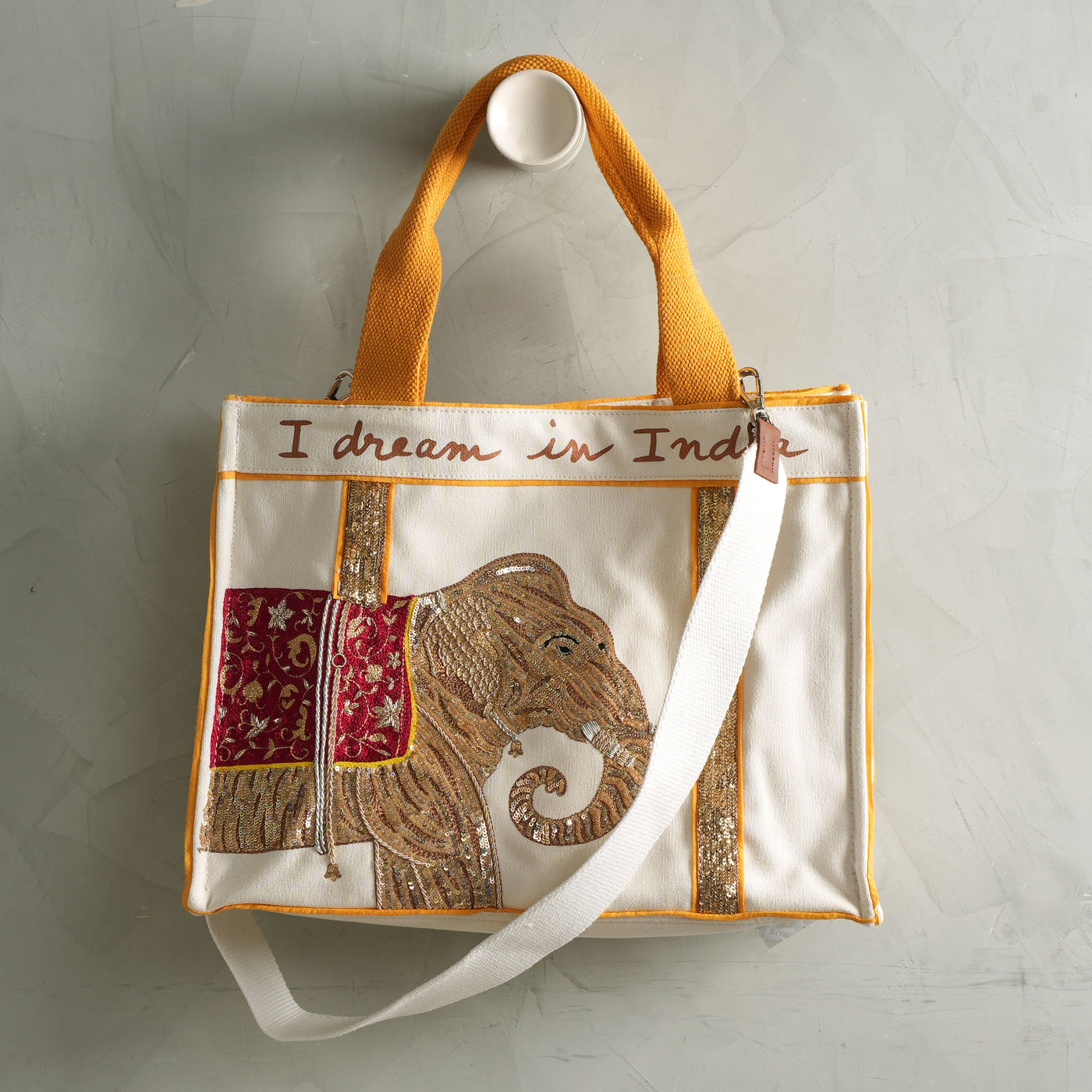 Artchives Tara Tote White Bag