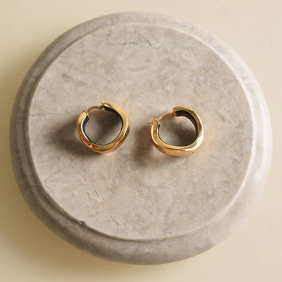 Tallin Jewels Elysian Gold Hoops