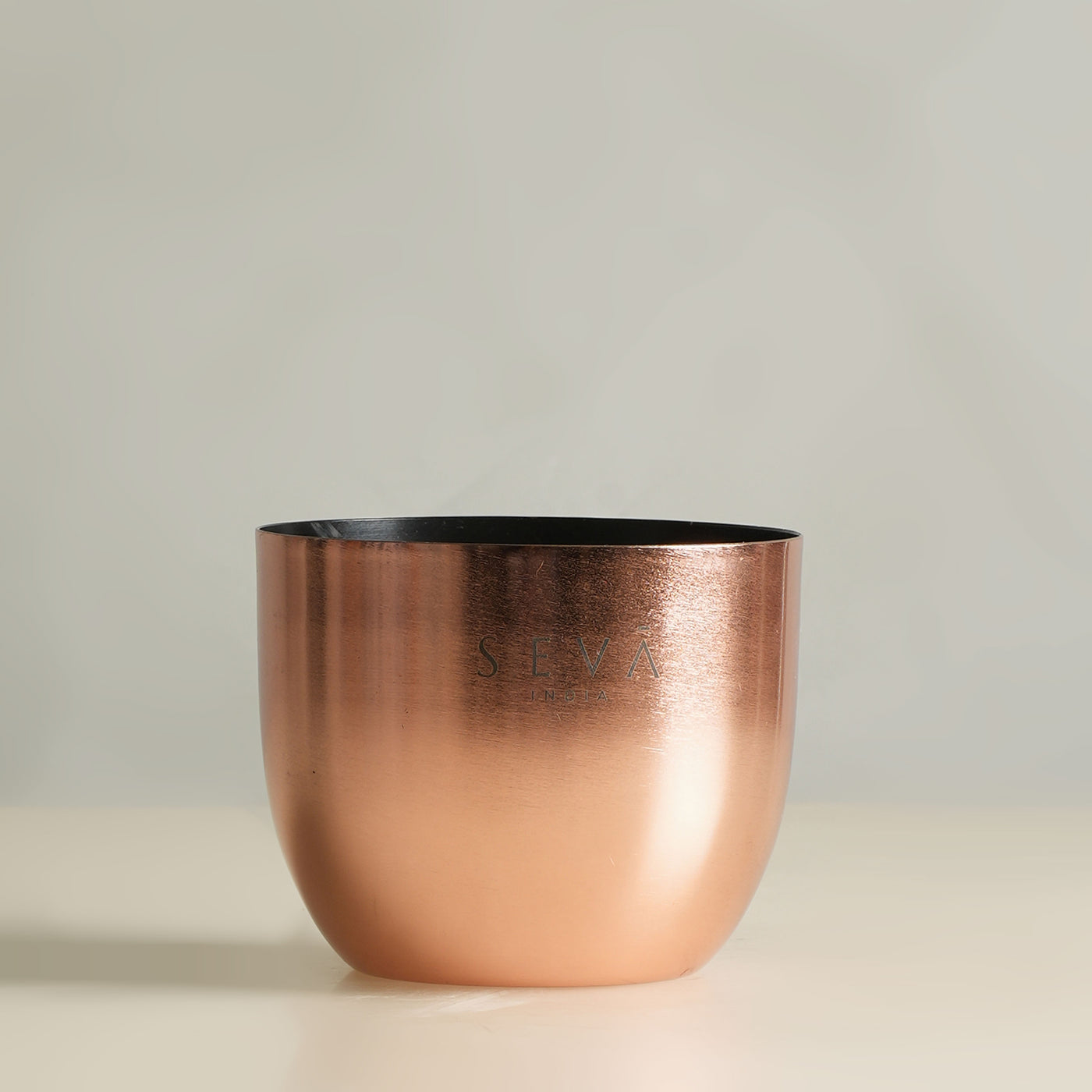 SEVA INDIA Heirloom Rose gold Bowl Soy Candle