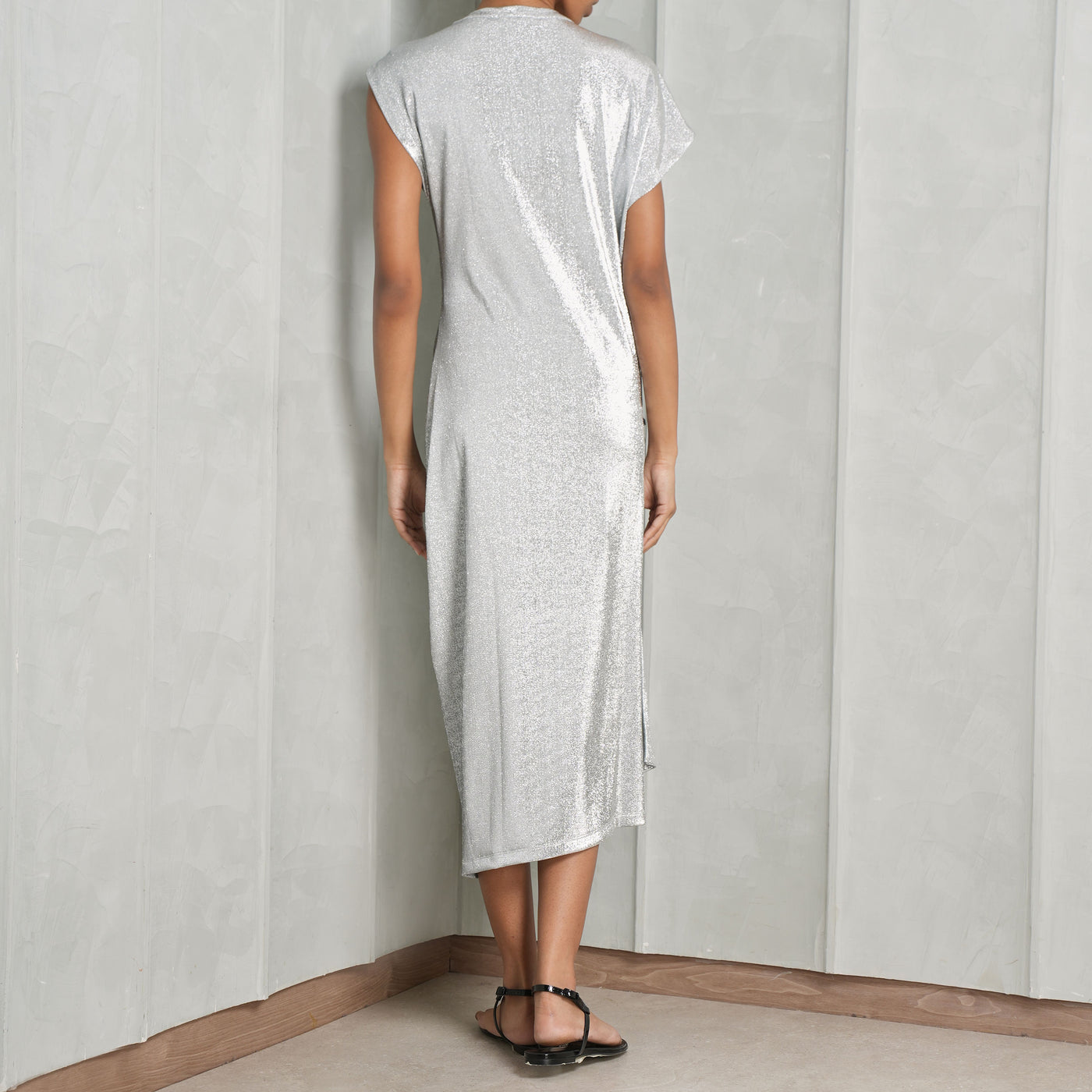 Asymmetric Midi Dress