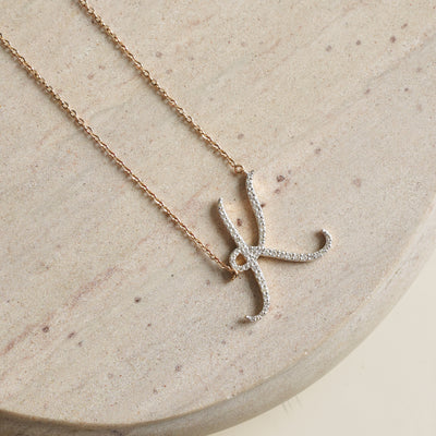 Curvy Initial Necklace