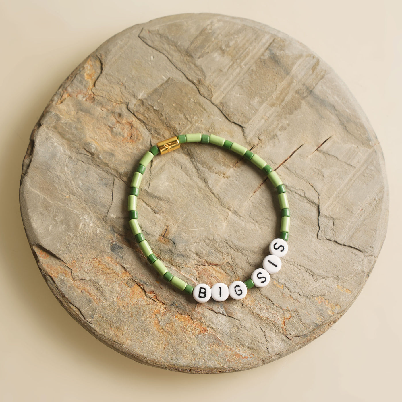 Love Letter Green Big Sis Bracelet