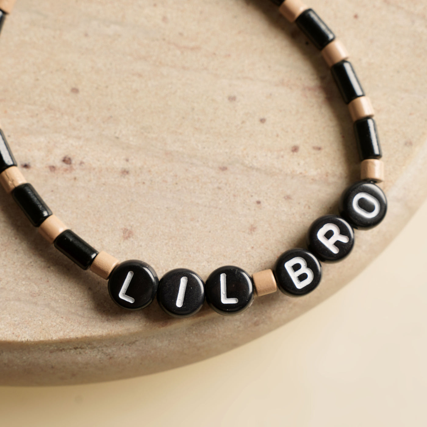 Love Letter Black Lil Bro Bracelet