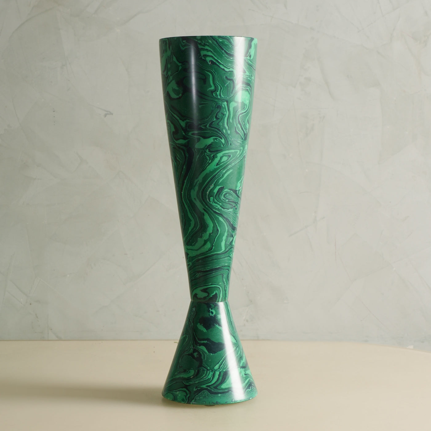 Malechite Resin Vase