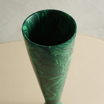 Malechite Resin Vase