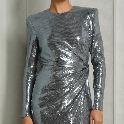 Sequin Twist Dress