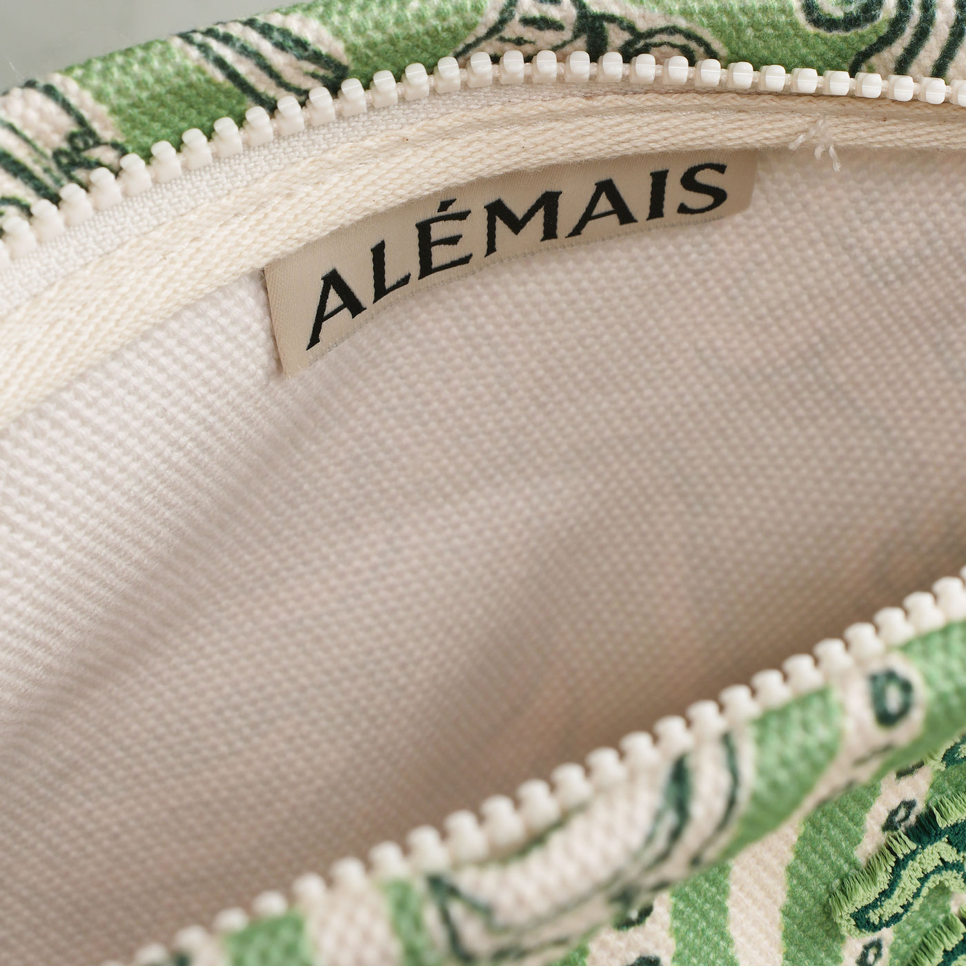 Alemais Green Lula Mini Pouch