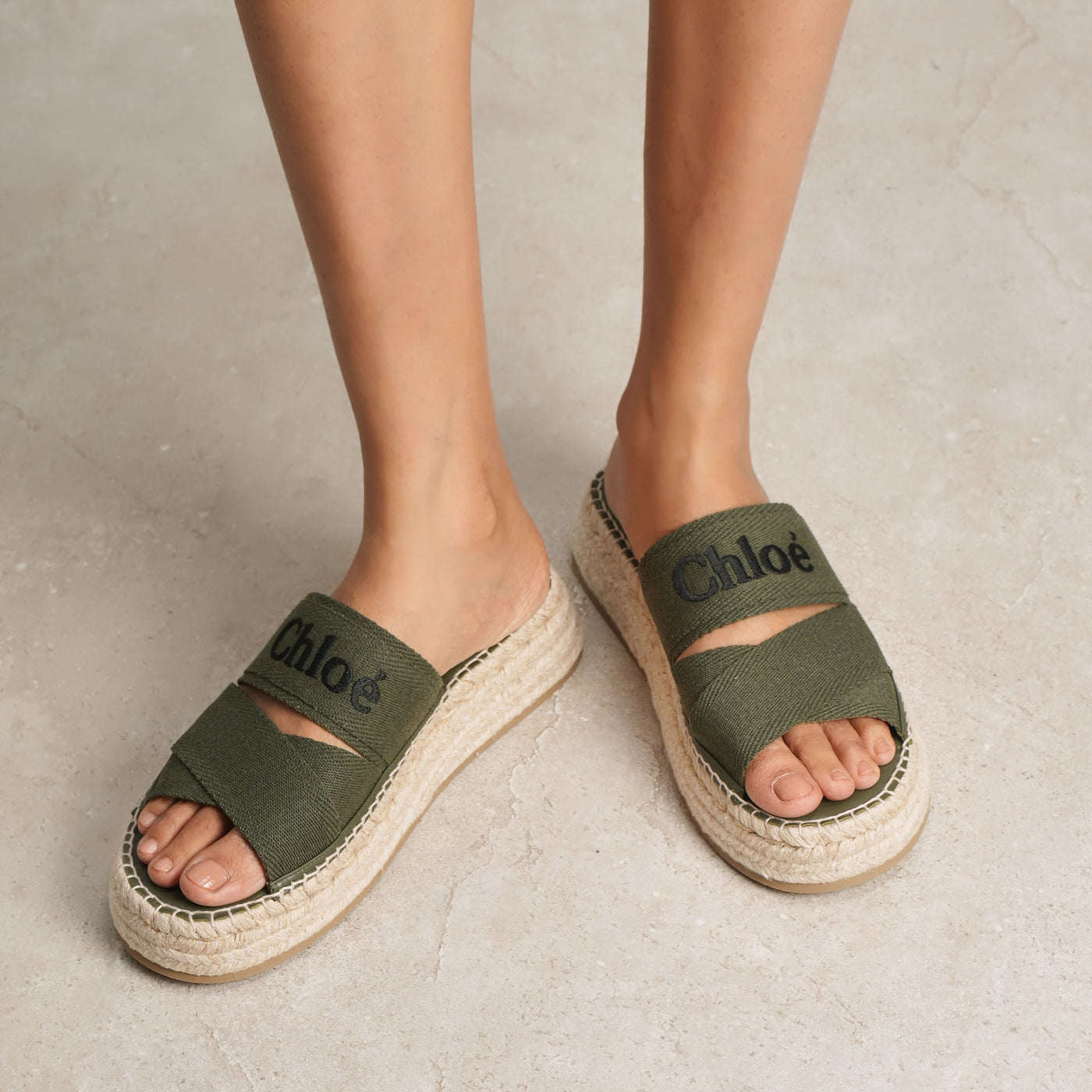 Chloé Mila Sandals Green