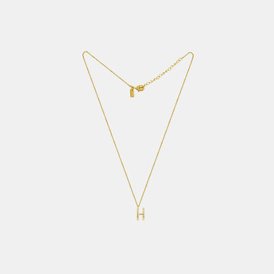 Lunaya H Pop Initial Chain Necklace
