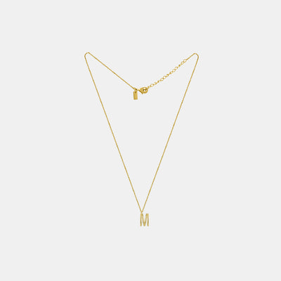 LUNAYA Initial Chain Necklace with alphabet initials 