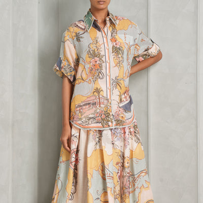 Zimmermann Tallow Relaxed Shirt for Women