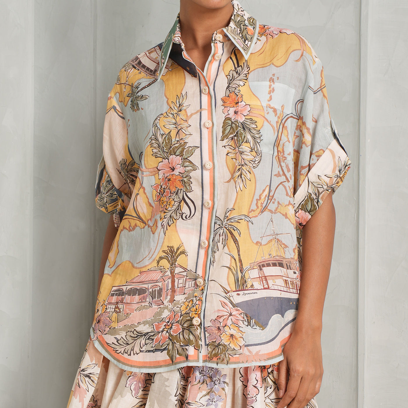 Zimmermann Multicolor Relaxed Shirt for Women