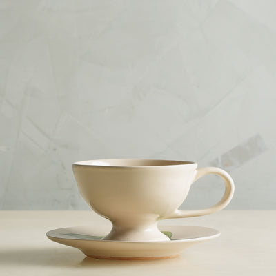 KHANOOM tea cup and saucer lemon refreshing lemon motif