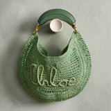 green summer banana hobo bag