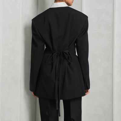 THE ROW belted clio jacket