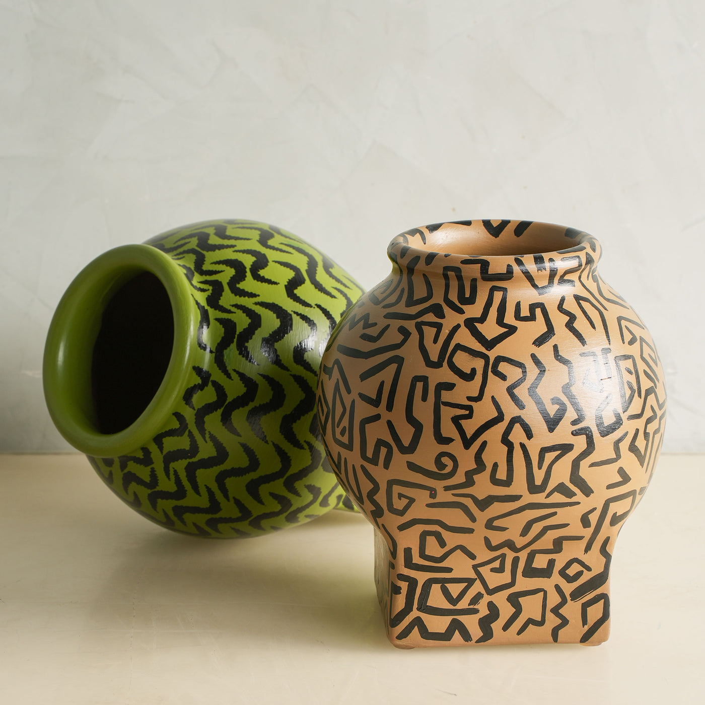 Tribal Hand Painted Matka