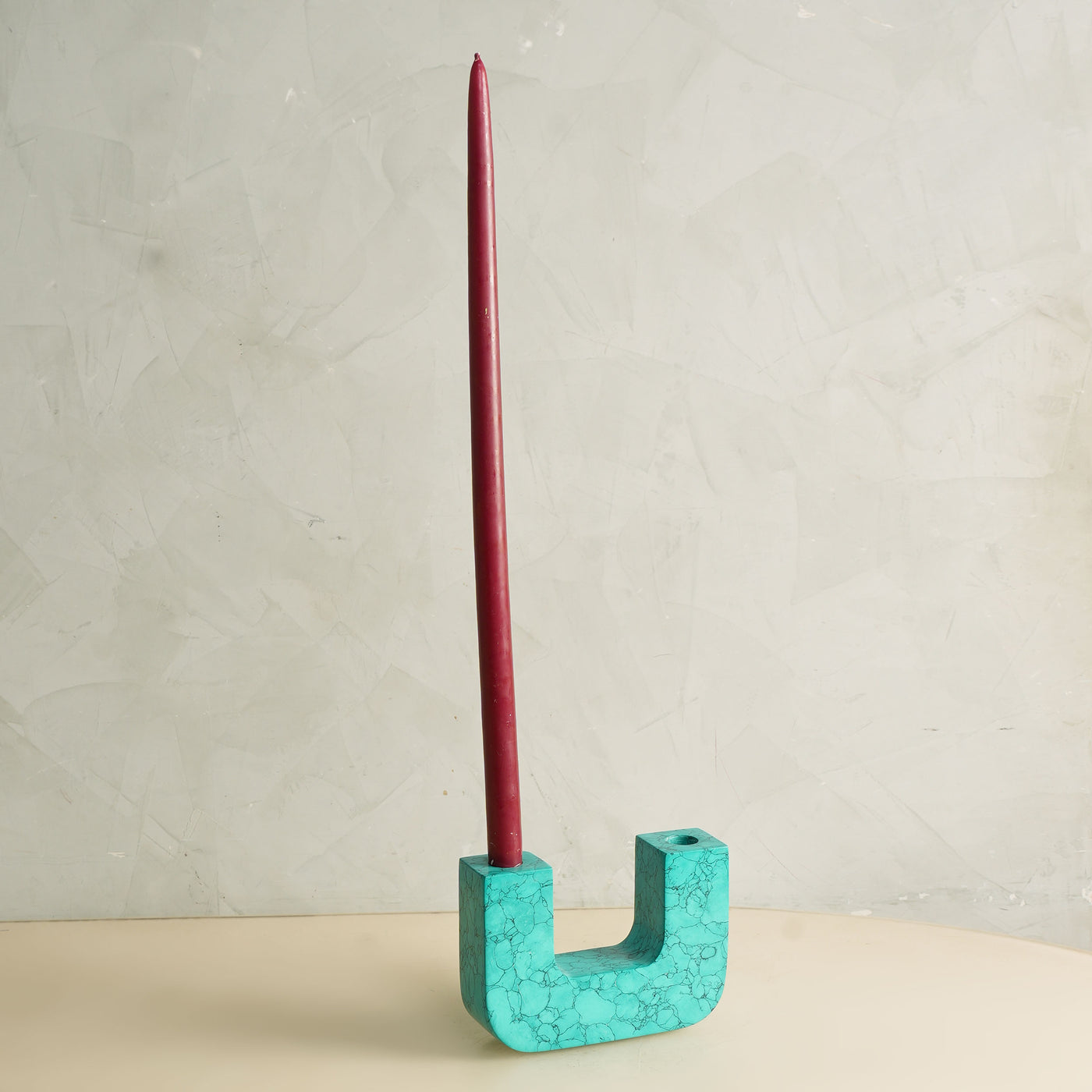 Turquoise Horizontal Candle Stand
